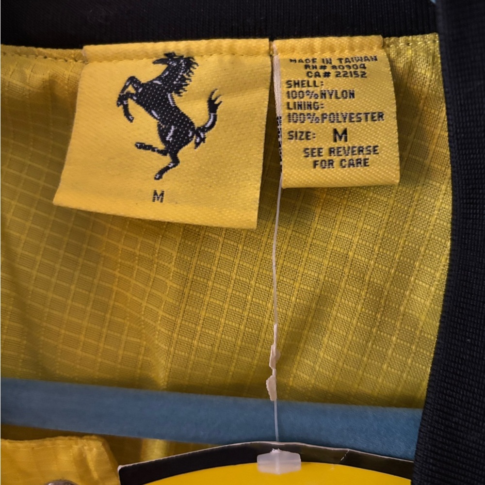 VINTAGE 1998 Ferrari F1 Racing Windbreaker with Removable Hood NWT - Picture 6 of 16